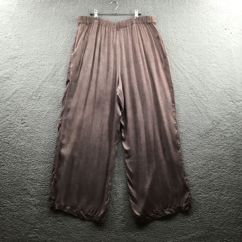 ASOS Design Hourglass Wide Leg Dad Pants Washed Mink 14 - Picture 3 of 5